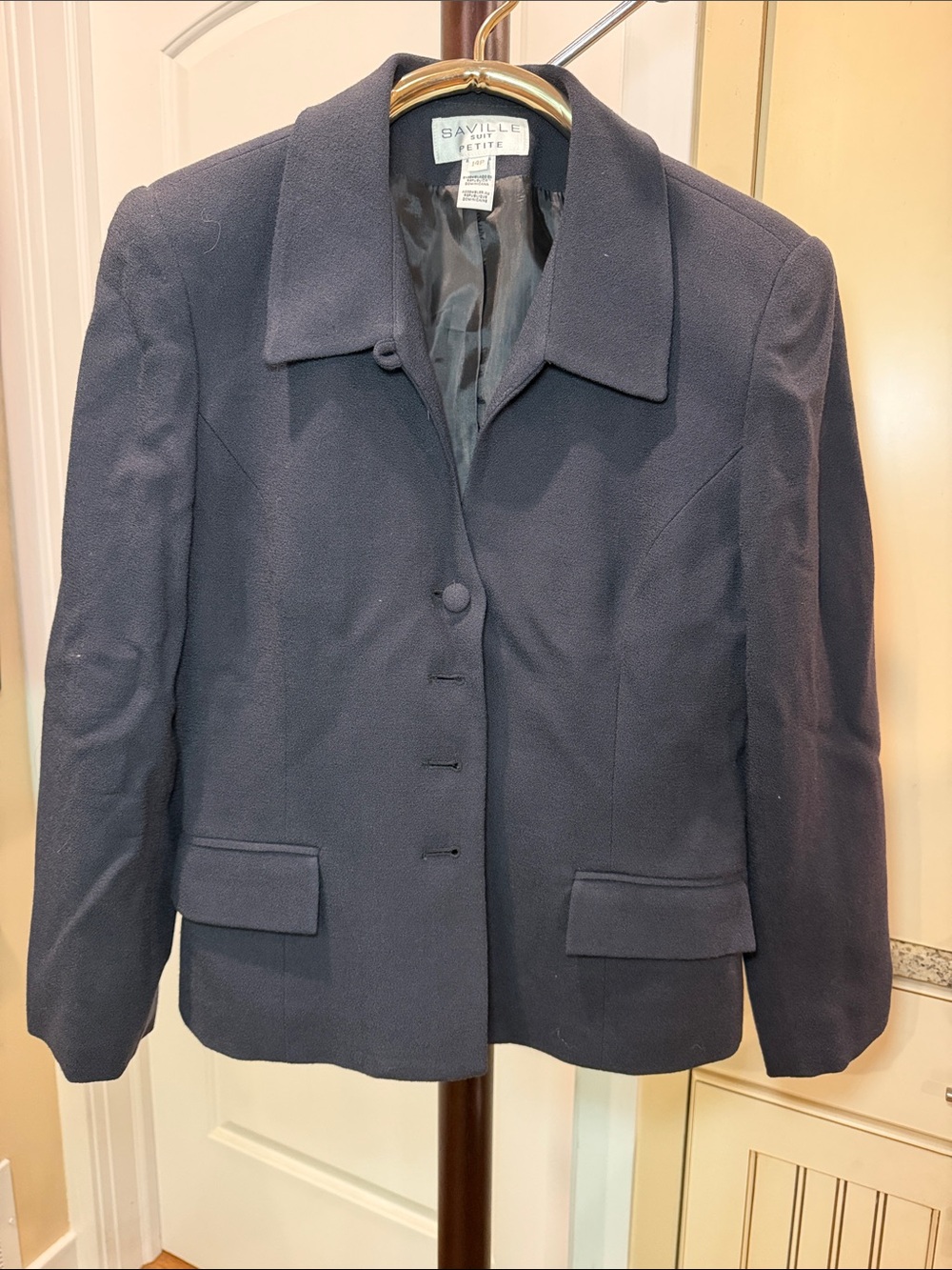 Saville Suit Petite Women's Black Blazer Jacket